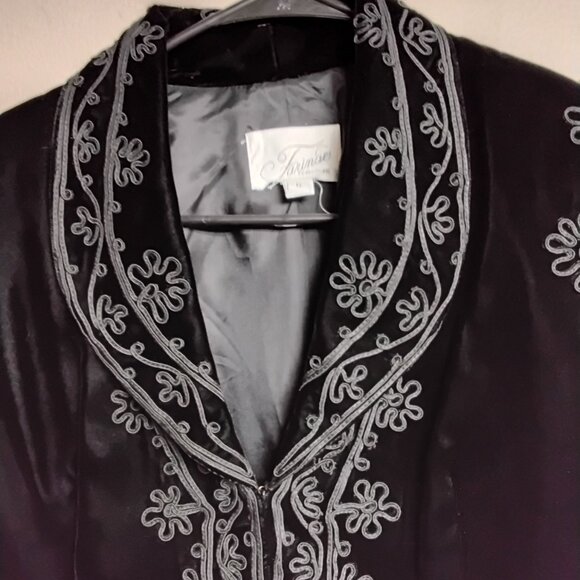 Vintage Farinae Collections Women's Victorian Jacket Size 6 - Picture 2 of 6